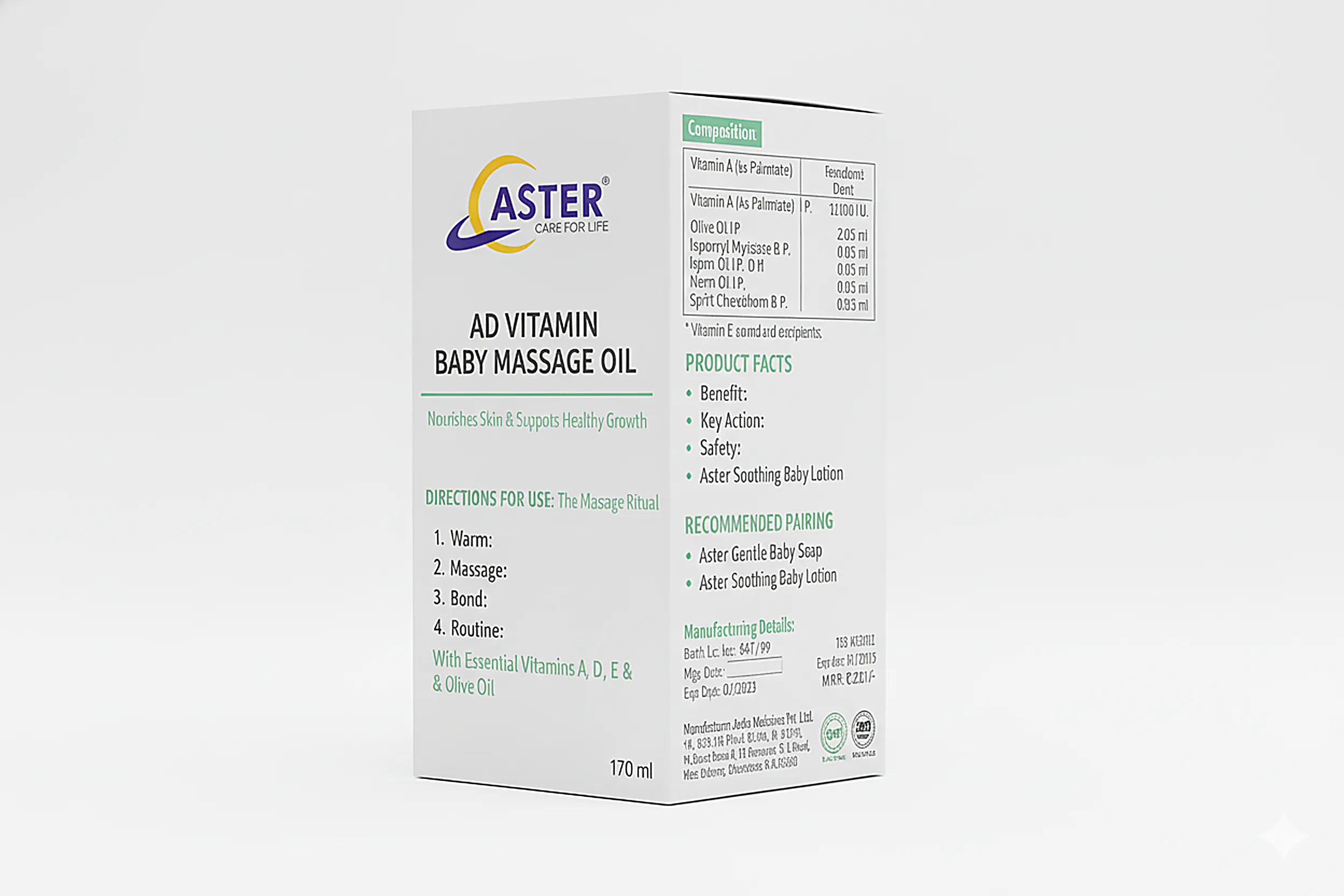 Aster Medicines Injection Manufacturing Plant in Hajipur Industrial Area