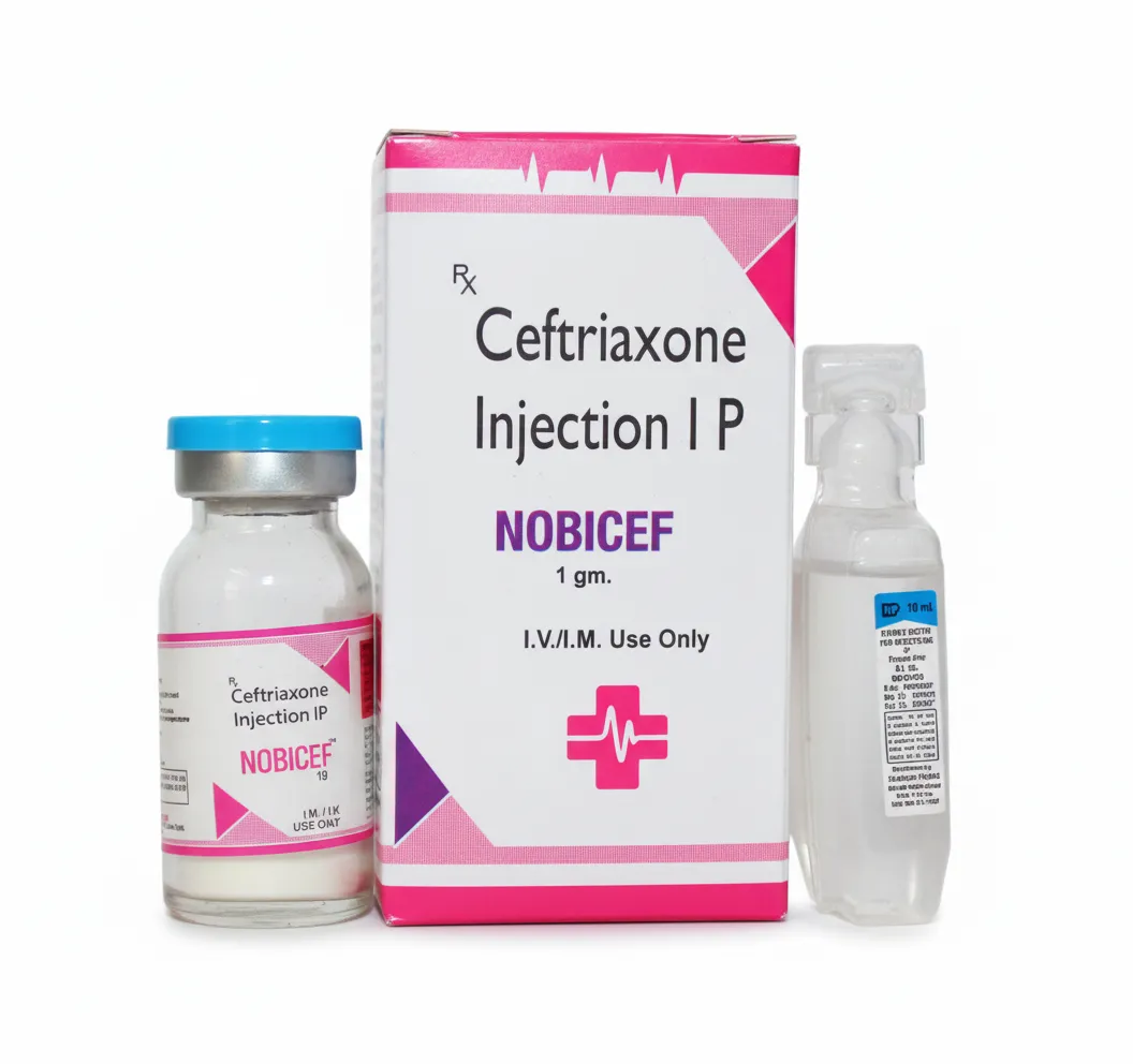 Ceftriaxone Injection (NOBICEF 1g)