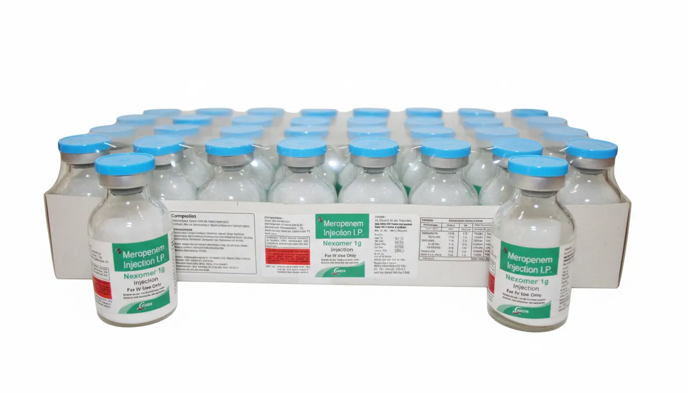 Meropenem Injection (NEXOMER 1g - Hospital Pack)